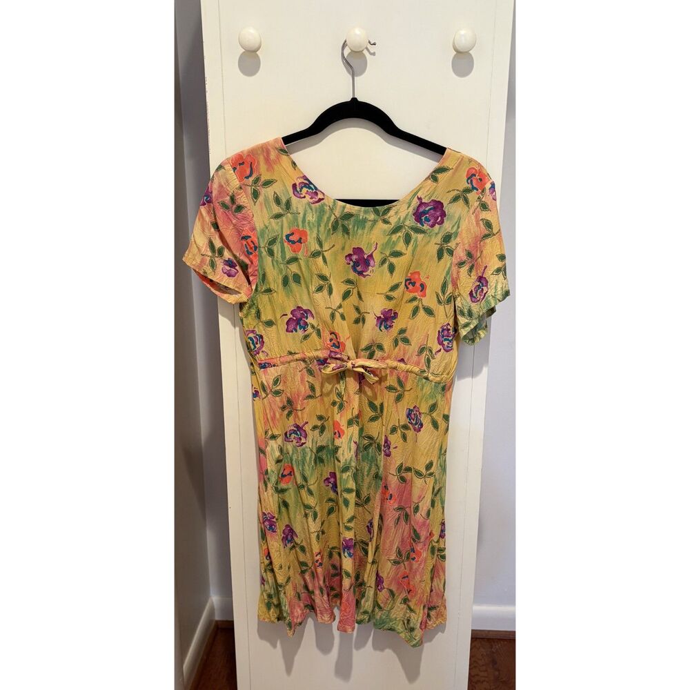 Jams World Floral Tenzi Short Sleeve Midi Dress View 4